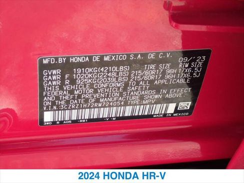 Used 2024 Honda HR-V EX-L image 26