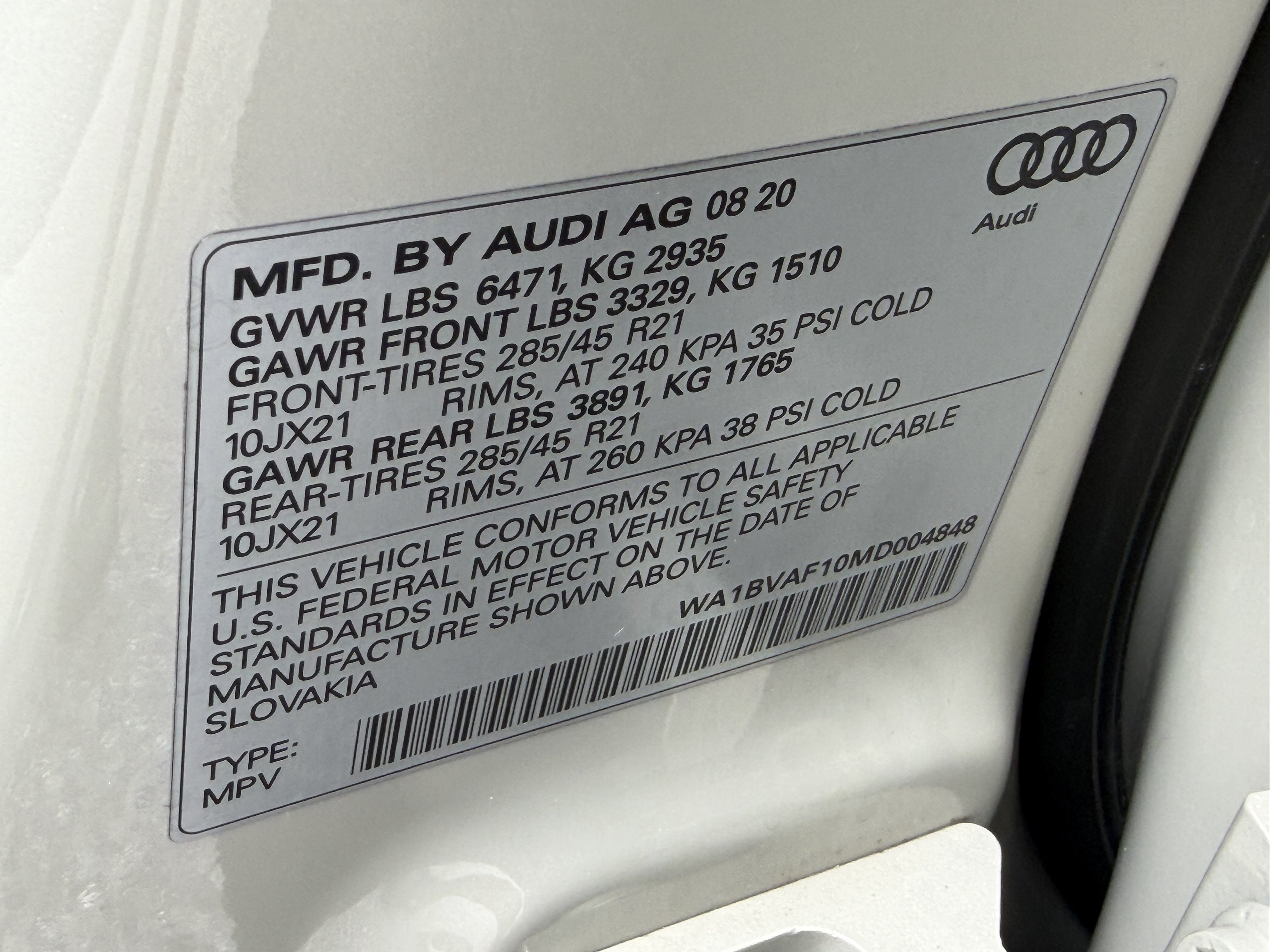 Used 2021 Audi Q8 Premium Plus AWD/4WD image 38