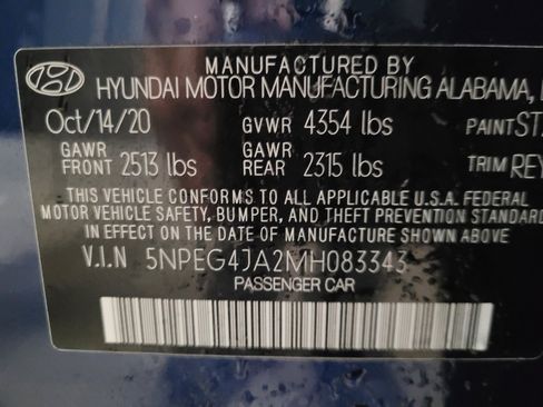Used 2021 Hyundai Sonata SE w/ Preferred Accessory Package FWD image 33
