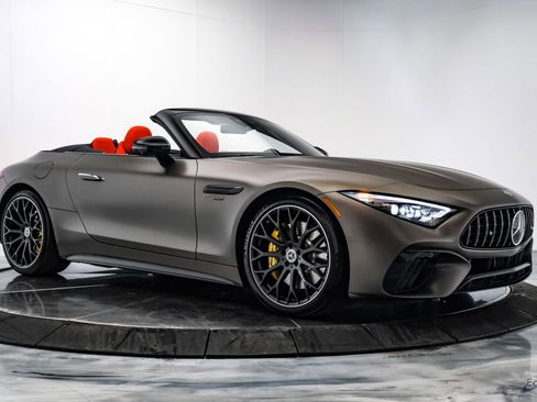 Used 2022 Mercedes-Benz SL 55 AMG 4MATIC image 33