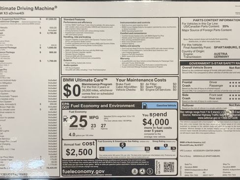 Used 2026 BMW X5 sDrive40i w/ M Sport Package RWD image 30