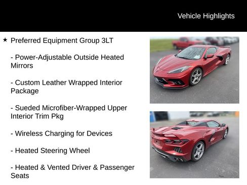 Used 2022 Chevrolet Corvette Stingray Premium Conv w/ Z51 Performance Package RWD image 11