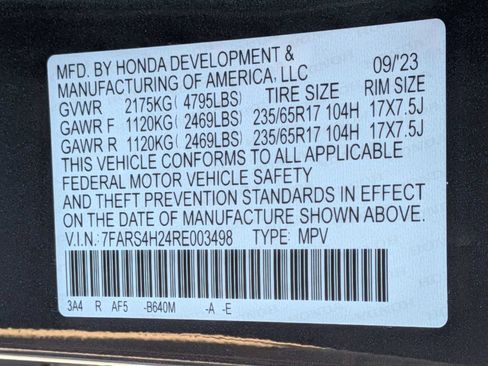 Certified 2024 Honda CR-V LX image 30