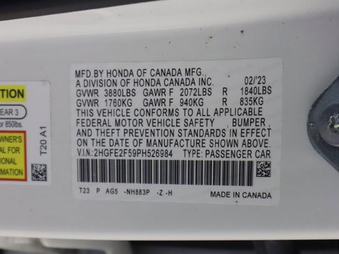 Used 2023 Honda Civic Sport image 45