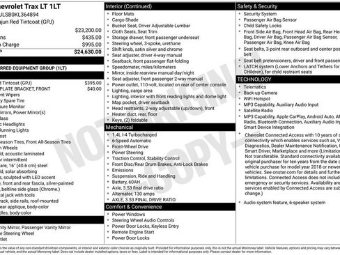 Used 2019 Chevrolet Trax LT FWD image 16