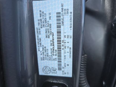 Certified 2025 Ford F150 Lariat w/ Bed Utility Package AWD/4WD image 35