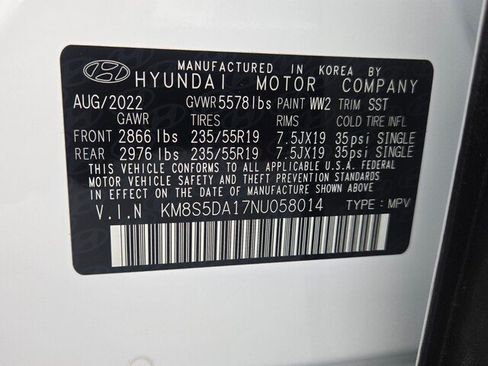 Used 2022 Hyundai Santa Fe Limited AWD/4WD image 10