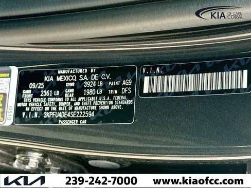 New 2025 Kia K4 EX image 38