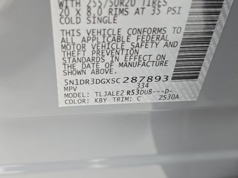 New 2025 Nissan Pathfinder Platinum w/ Cargo Package image 35