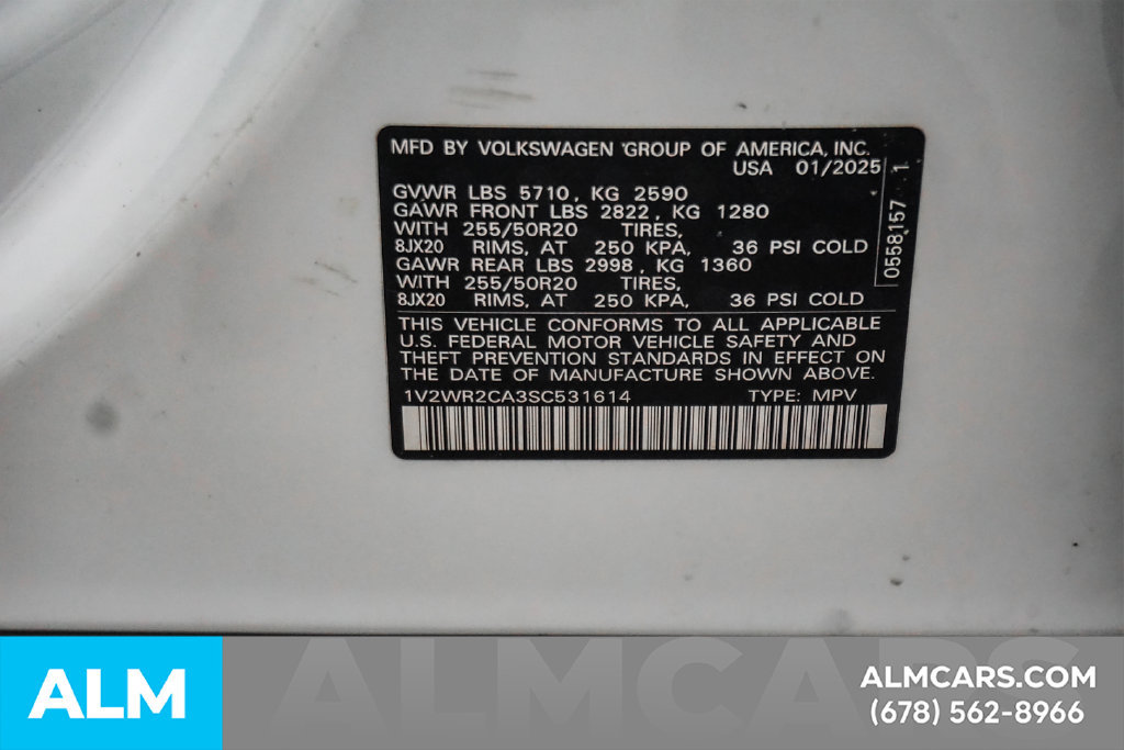 Used 2025 Volkswagen Atlas SE FWD image 58