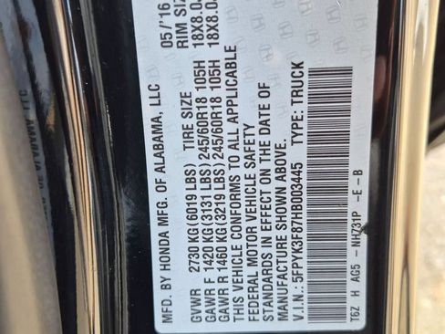 Used 2017 Honda Ridgeline Black Edition image 25