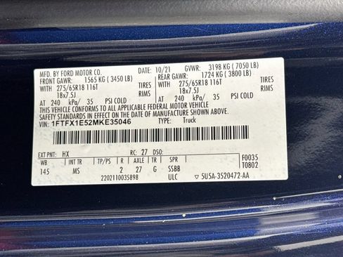 Used 2021 Ford F150 XLT w/ Equipment Group 301A Mid AWD/4WD image 30