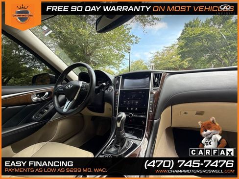 Used 2018 INFINITI Q50 Luxe w/ Sensory Package (Luxe) RWD image 37