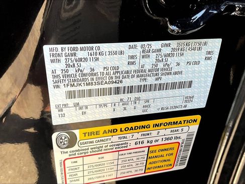 Used 2025 Ford Expedition Max Platinum AWD/4WD image 20