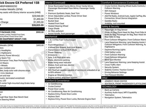 Used 2025 Buick Encore GX Preferred w/ Comfort Package FWD image 22