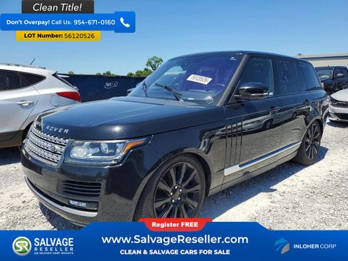 Used 2017 Land Rover Range Rover Supercharged AWD/4WD image 1