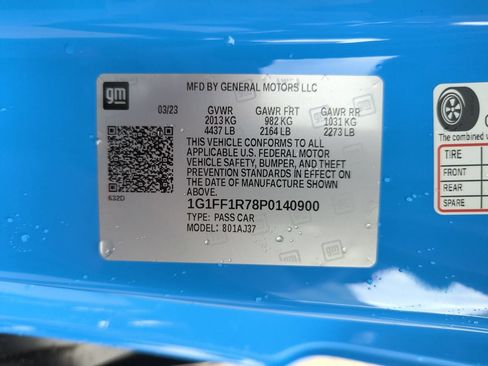Used 2023 Chevrolet Camaro LT w/ Technology Package RWD image 26