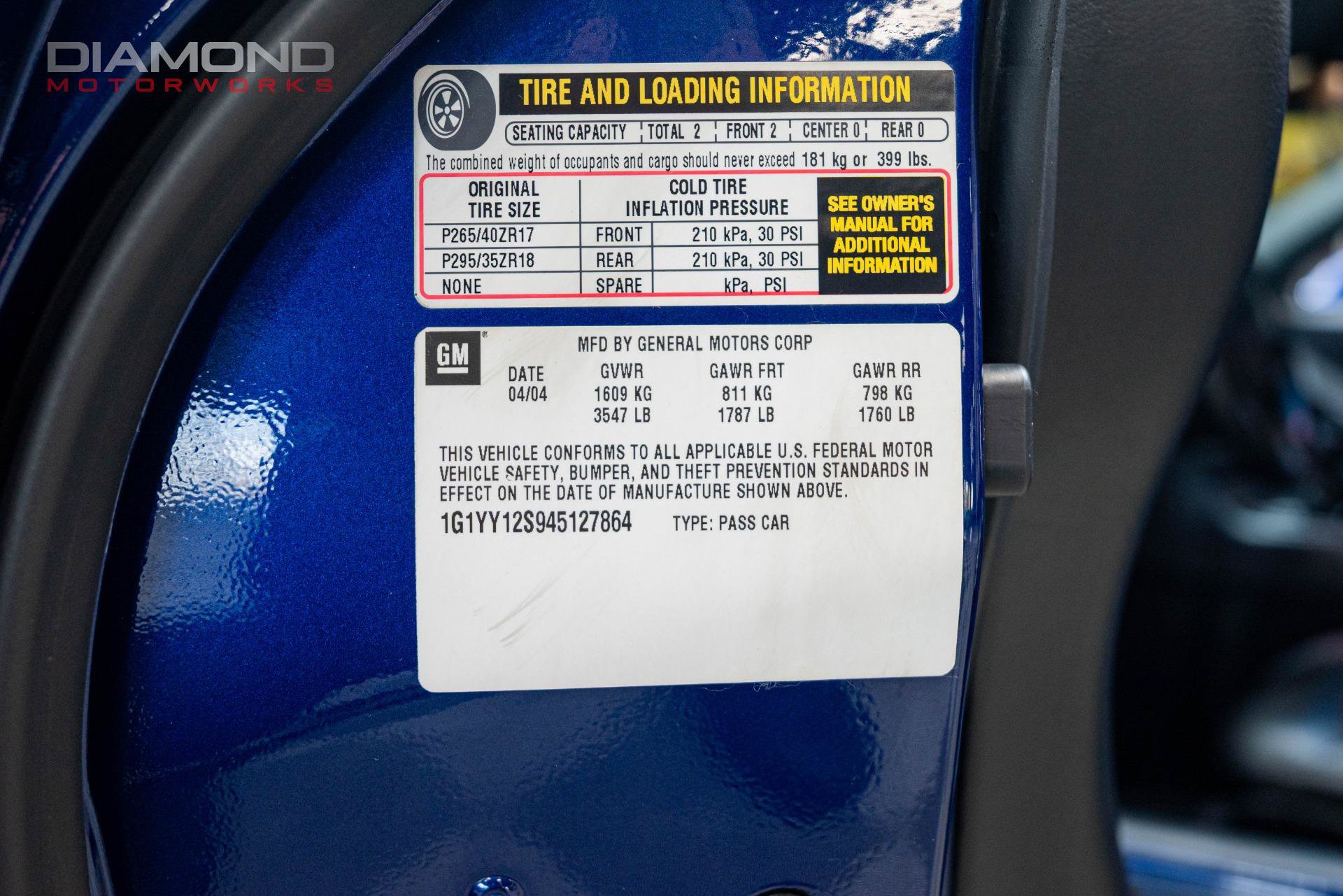 Used 2004 Chevrolet Corvette Z06 w/ Z06 Preferred Equipment Group RWD image 73