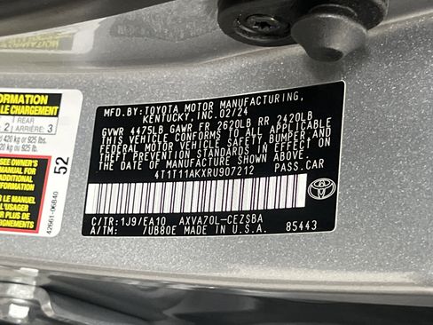 Certified 2024 Toyota Camry SE w/ Convenience Package FWD image 33
