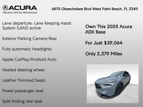 Used 2025 Acura ADX A-Spec AWD/4WD image 14