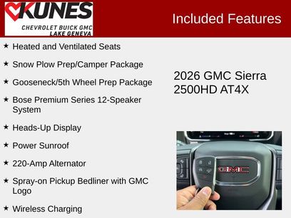 New 2026 GMC Sierra 2500 AT4X