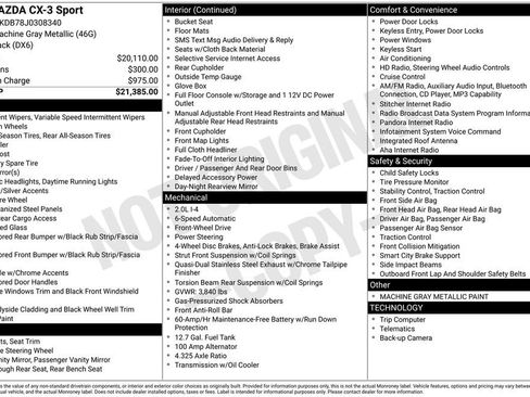 Used 2018 MAZDA CX-3 Sport image 6