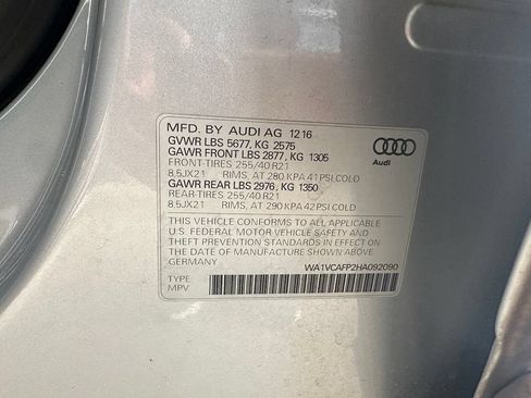 Used 2017 Audi SQ5 Prestige AWD/4WD image 40