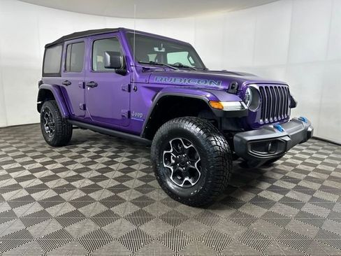 Used 2023 Jeep Wrangler Unlimited Rubicon 4xe w/ Cold Weather Group AWD/4WD image 2