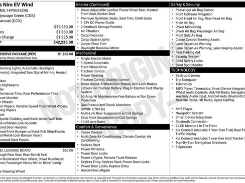 Used 2023 Kia Niro Wind w/ Wind Preserve Package FWD image 2