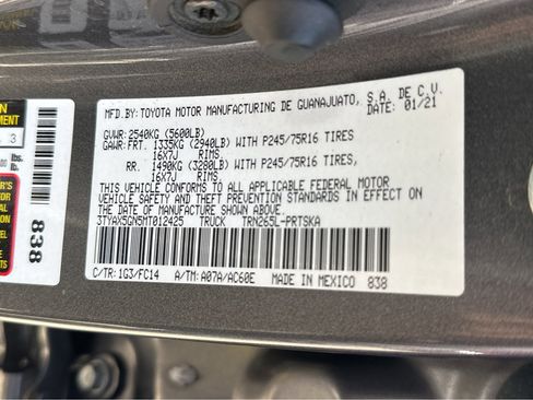 Used 2021 Toyota Tacoma SR5 image 38