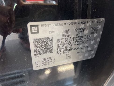 Used 2019 GMC Sierra 1500 SLT w/ SLT Premium Plus Package AWD/4WD image 13