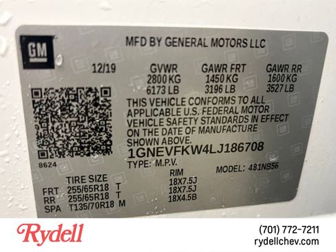 Used 2020 Chevrolet Traverse LS w/ LPO, Floor Liner Package AWD/4WD image 23