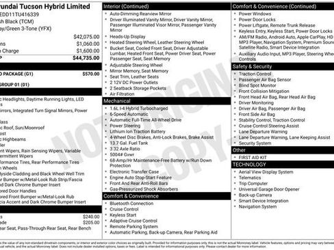 New 2026 Hyundai Tucson Limited w/ Tow & Go Package image 48