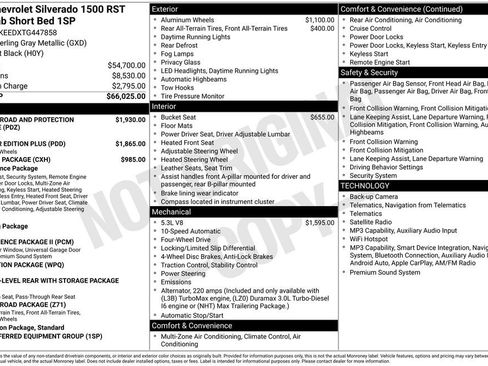 New 2026 Chevrolet Silverado 1500 RST AWD/4WD image 28