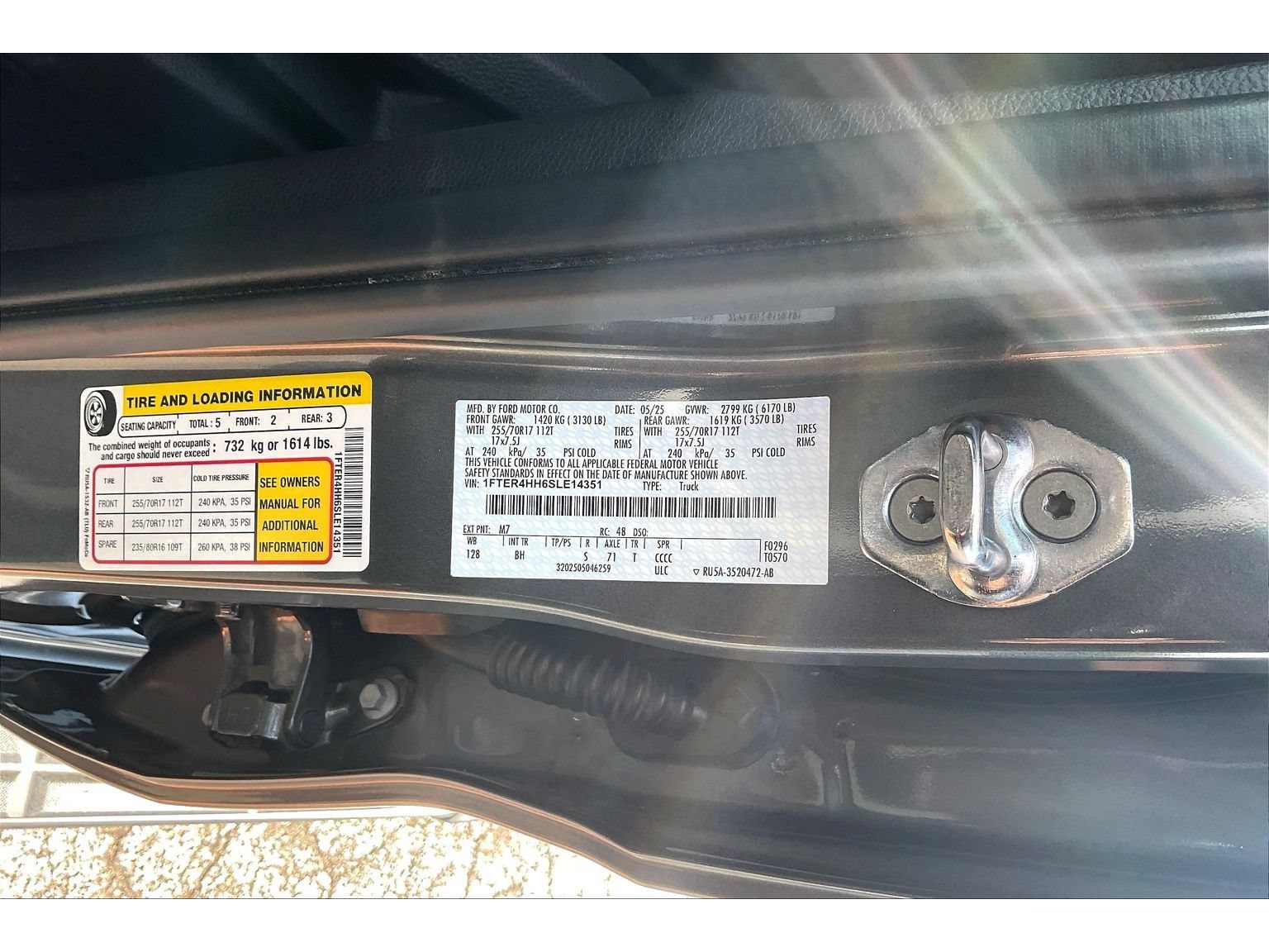 Used 2025 Ford Ranger XLT w/ Trailer Tow Package AWD/4WD image 31