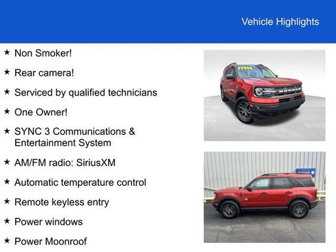 Used 2023 Ford Bronco Sport Big Bend w/ Convenience Package AWD/4WD image 2