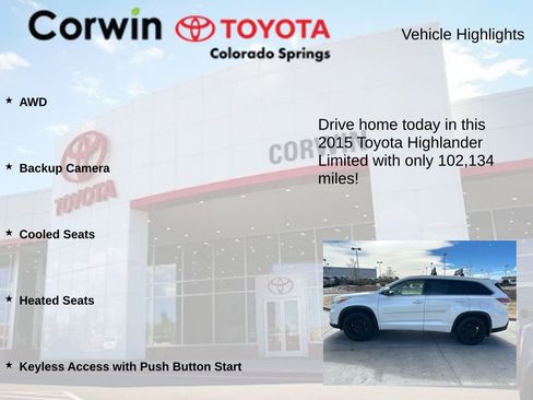 Used 2015 Toyota Highlander Limited image 7