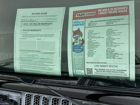 Certified 2021 Jeep Wrangler Unlimited Rubicon image 16