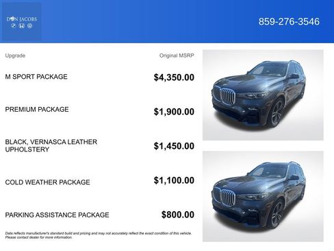 Used 2022 BMW X7 xDrive40i w/ M Sport Package AWD/4WD image 4