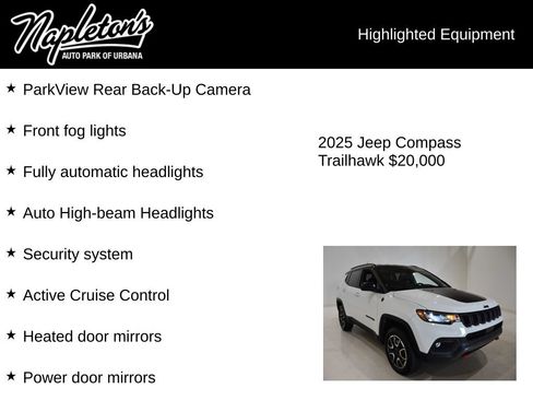 Used 2025 Jeep Compass Trailhawk AWD/4WD image 16