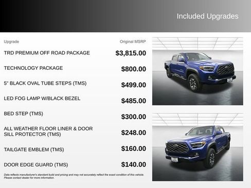 Used 2022 Toyota Tacoma TRD Off-Road w/ TRD Premium Off Road Package image 4