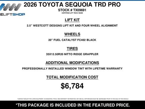 Used 2026 Toyota Sequoia TRD Pro AWD/4WD image 2