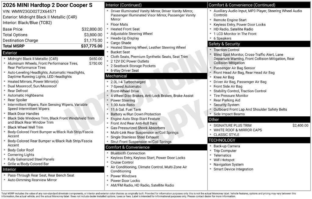 Used 2026 MINI Cooper S FWD image 5