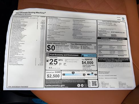 New 2026 BMW X5 xDrive40i w/ M Sport Package AWD/4WD image 25