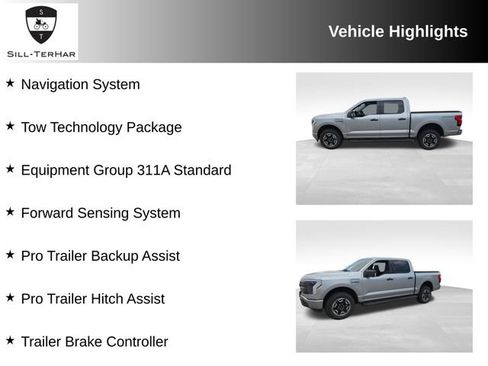 Used 2023 Ford F150 Lightning XLT w/ Tow Technology Package AWD/4WD image 4