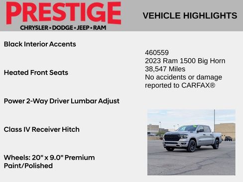 Used 2023 RAM 1500 Big Horn AWD/4WD image 12