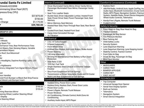 Used 2020 Hyundai Santa Fe Limited image 44