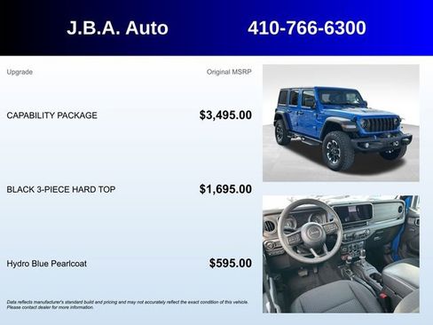 Used 2024 Jeep Wrangler Unlimited Rubicon 4xe w/ Capability Package image 5