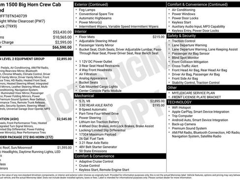 New 2026 RAM 1500 Big Horn AWD/4WD image 40