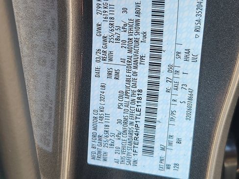New 2026 Ford Ranger XLT AWD/4WD image 18